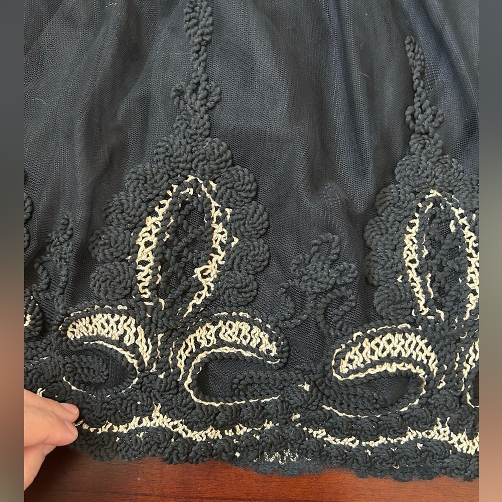 Esley Black and White women  Formal Dress size M vintage - Picture 4 of 10